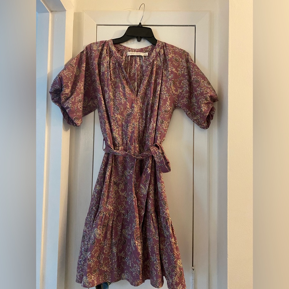 Floral Paisley Purple Dress Size Small